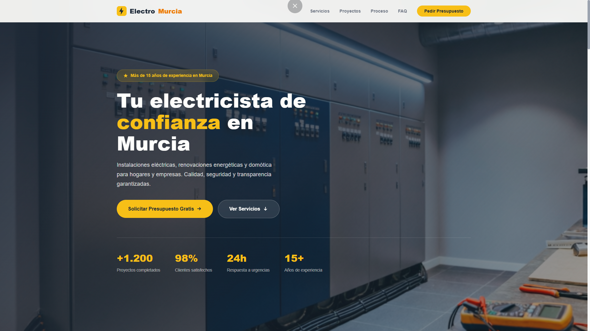 Web electricista Cartagena